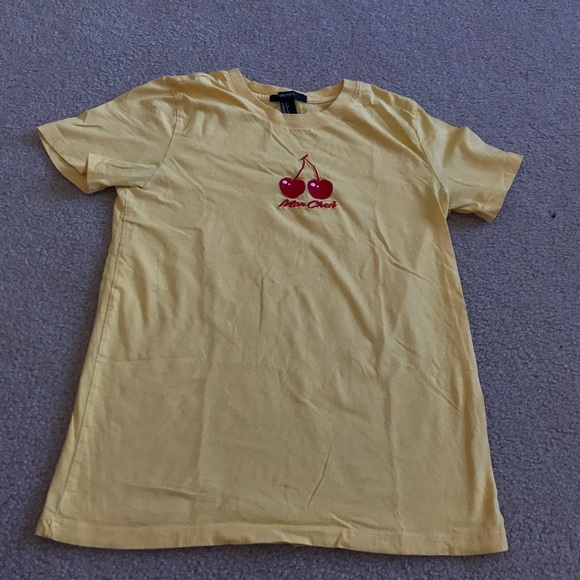 Forever 21 yellow t-shirt - Picture 3 of 5